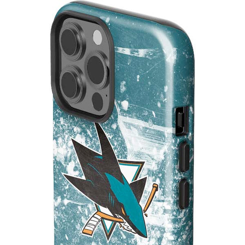 NHL San Jose Sharks Frozen iPhone 15 Pro Max Impact Case